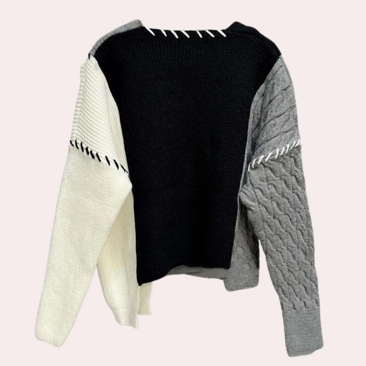 QUILAN - Cardigan Confortable en Tricot pour Femmes