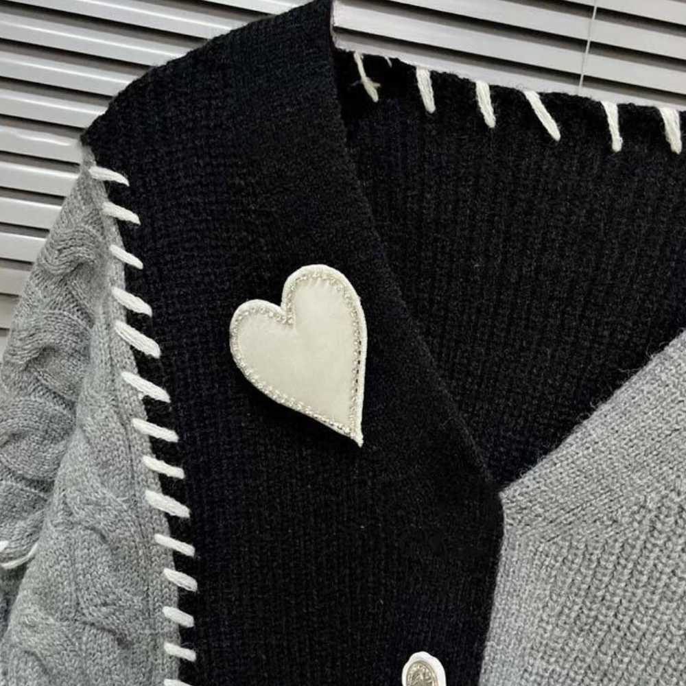 QUILAN - Cardigan Confortable en Tricot pour Femmes