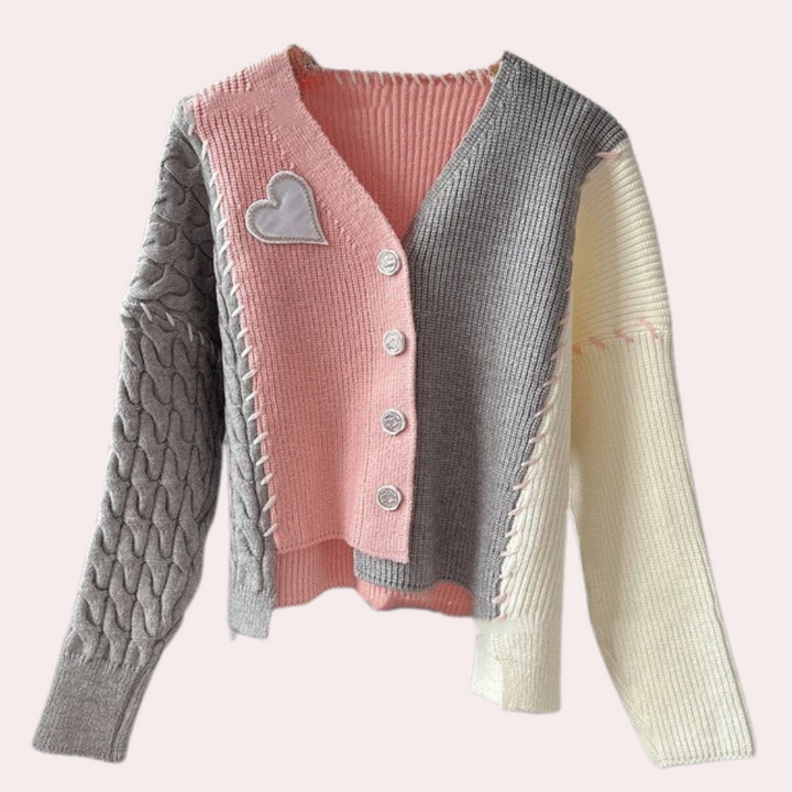 QUILAN - Cardigan Confortable en Tricot pour Femmes