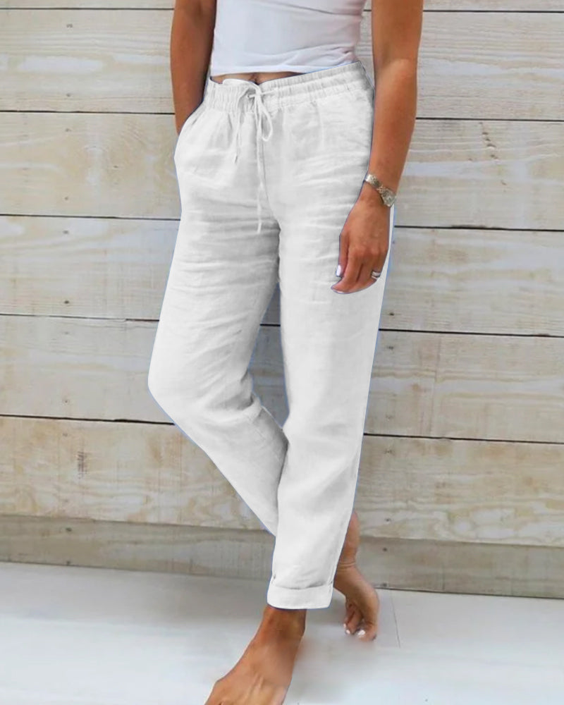 Louise | Pantalon pour Femme | Décontracté, Léger & Polyvalent