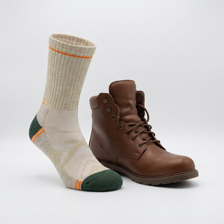 Chaussettes de Randonnée Homme Mélange Laine Rembourrées