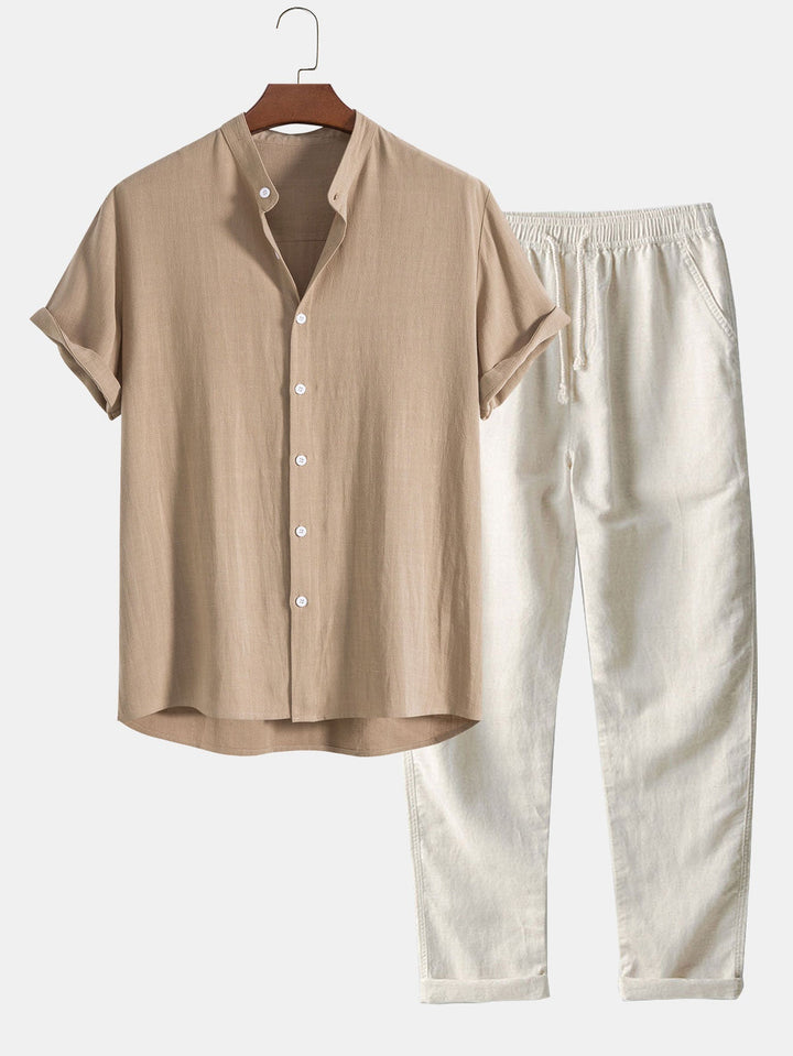Alain | Ensemble chemise et pantalon décontracté pour hommes