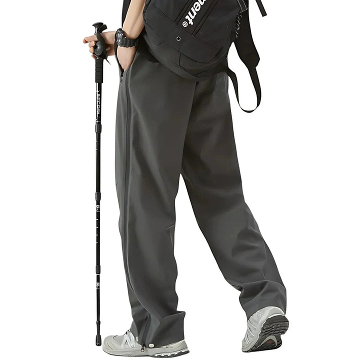 Pantalon De Pluie Homme Zippé Sur Les Côtés Déperlant Coupe Vent