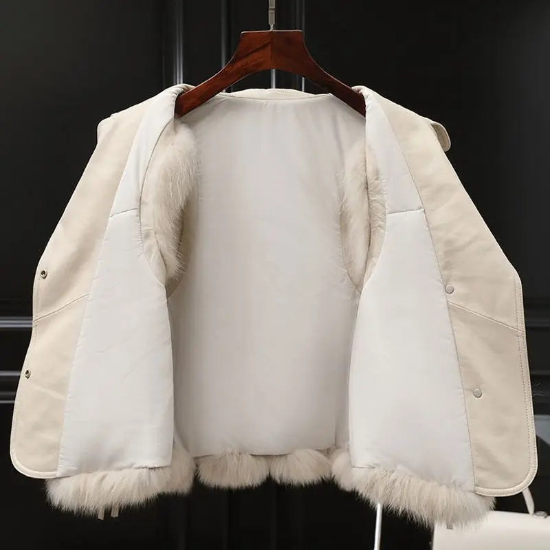 Gilet Femme en Fausse Fourrure