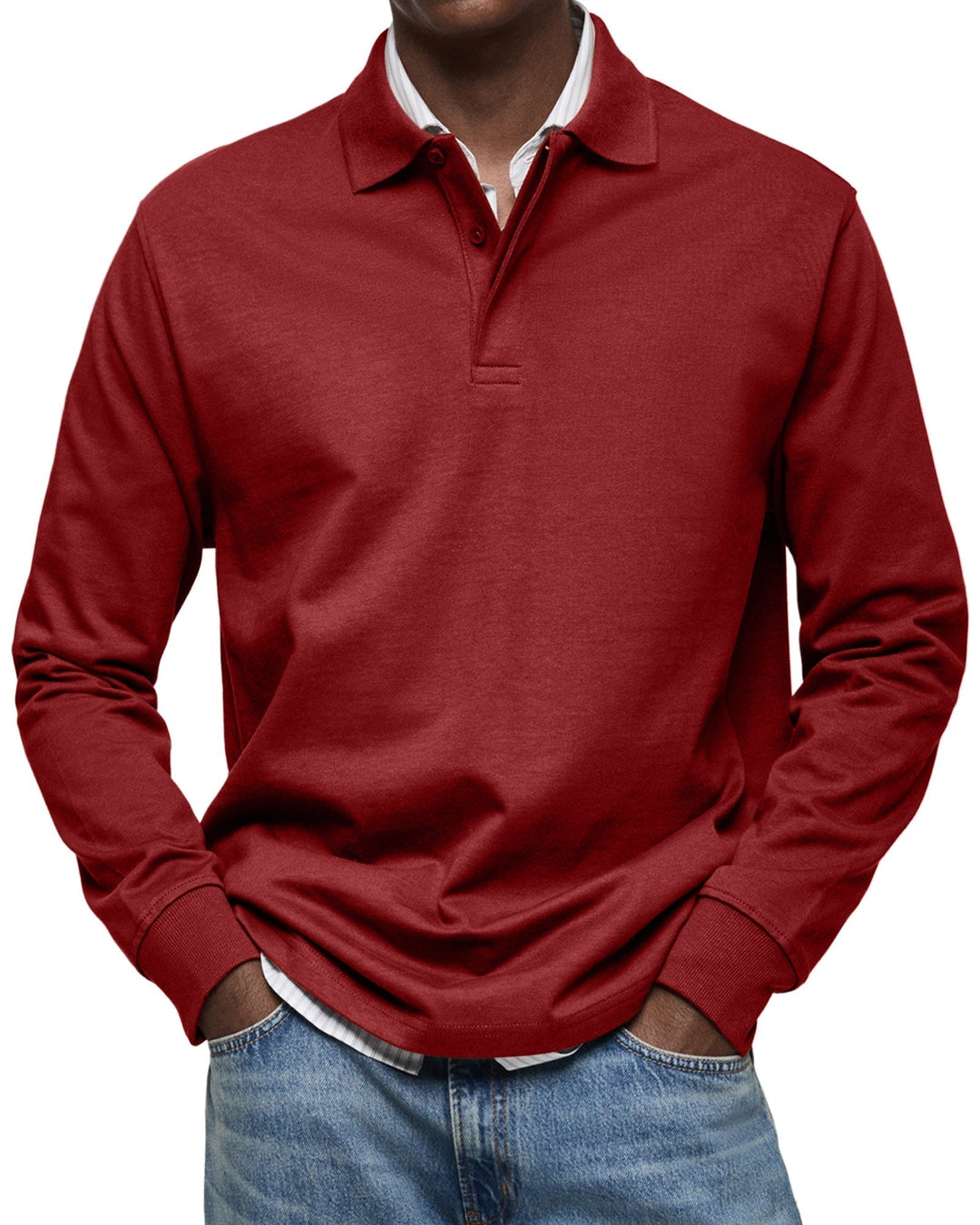 Polo Homme Manches Longues