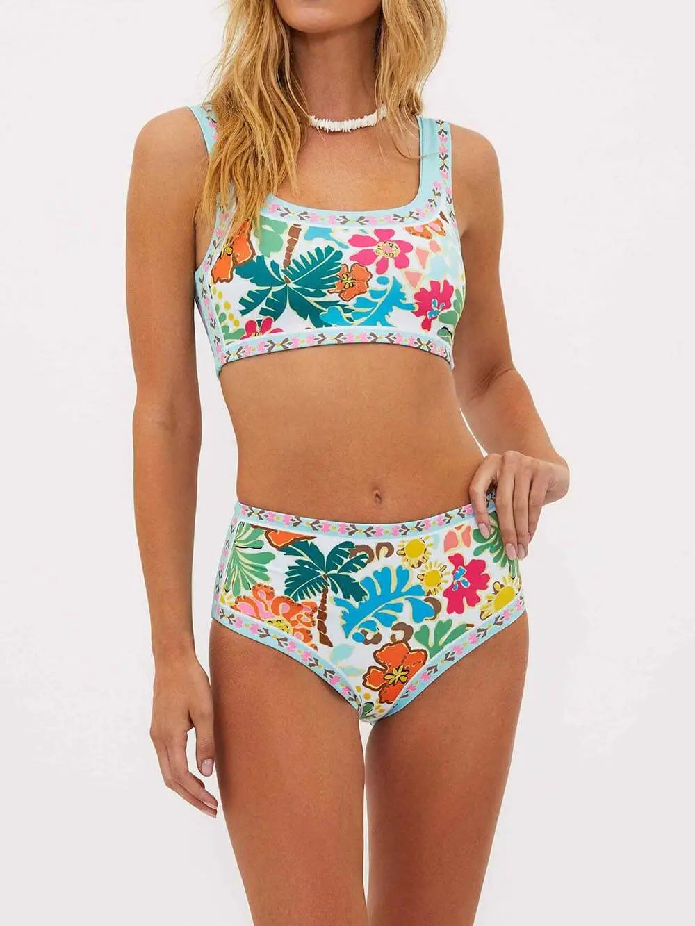 Ashford | Maillot de Bain pour Femme | Bikini Floral & Taille Haute