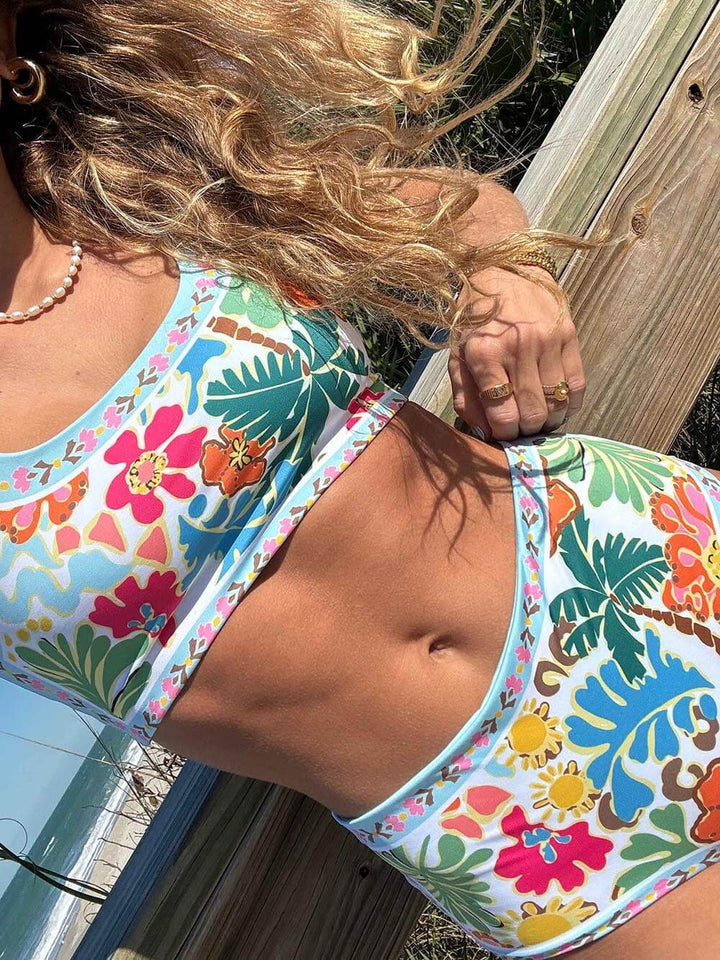 Ashford | Maillot de Bain pour Femme | Bikini Floral & Taille Haute