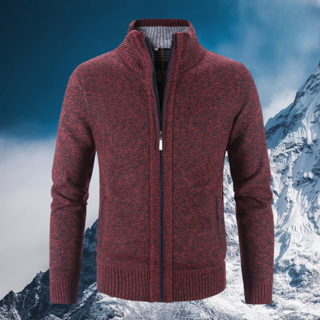 Gilet d’Hiver Homme Zippé avec Doublure Chaude