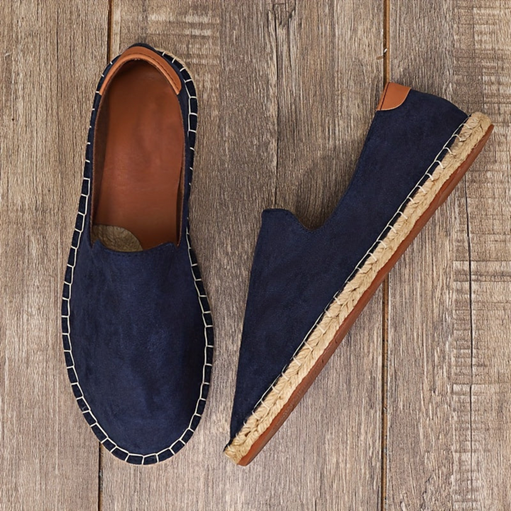 Espadrilles Émilien pour homme en toile respirante, semelle légère et souple, modèle estival adapté aux sorties décontractées.
