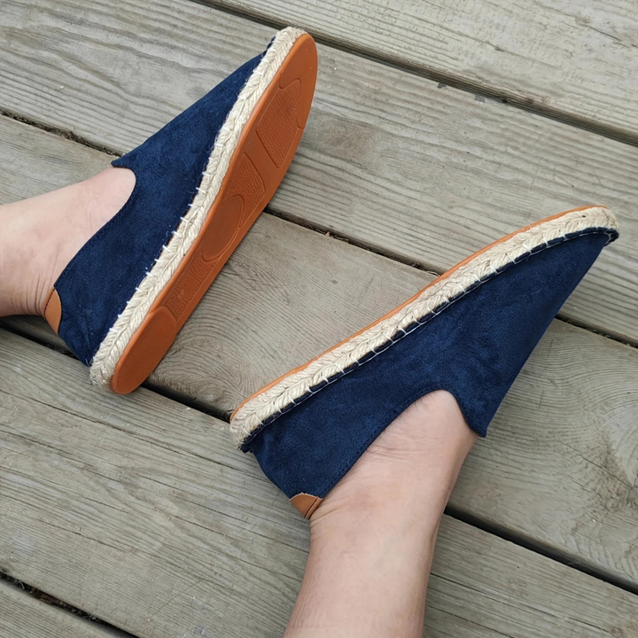 Espadrilles Émilien pour homme en toile respirante, semelle légère et souple, modèle estival adapté aux sorties décontractées.