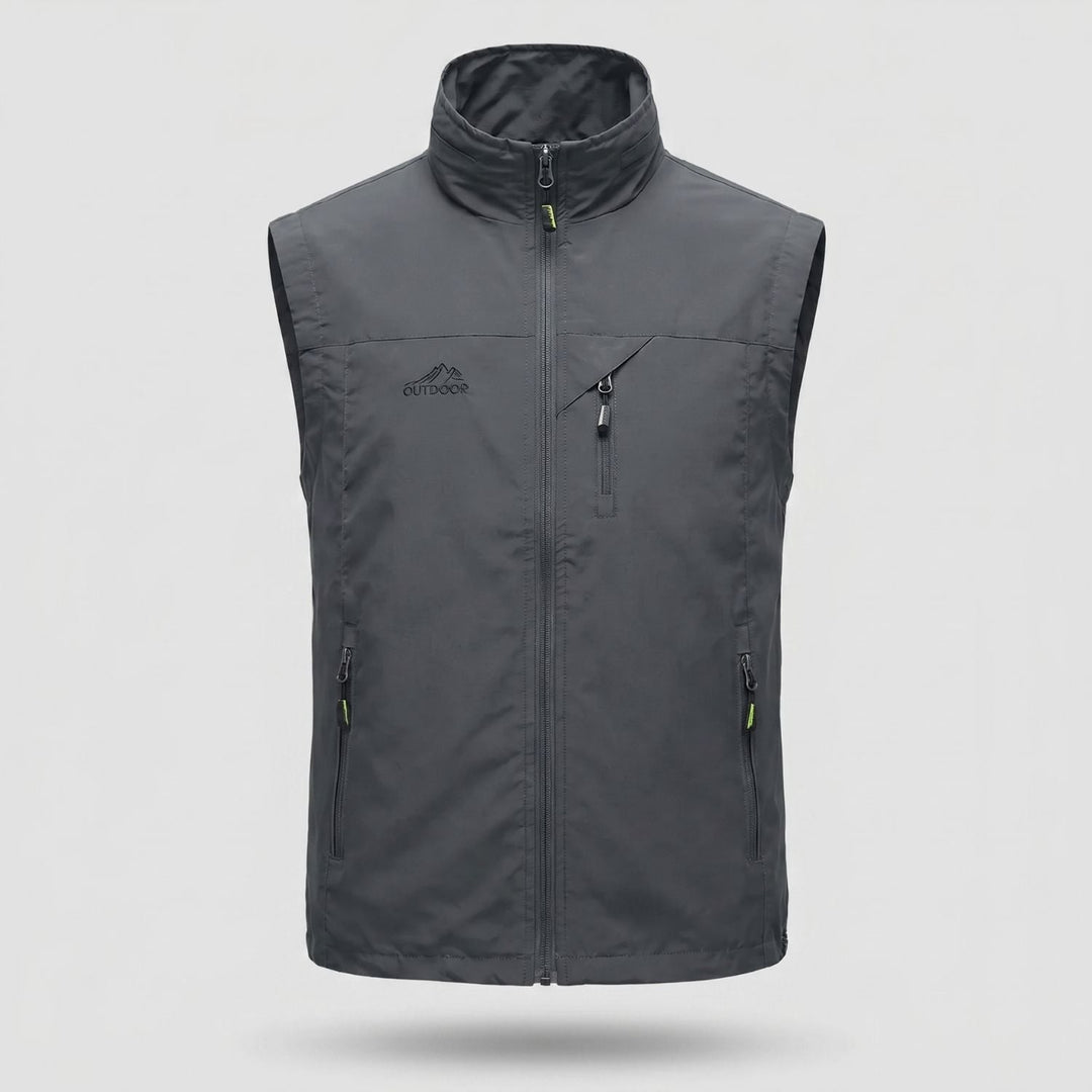Gilet de Randonnée Homme Léger Respirant Multi Poches