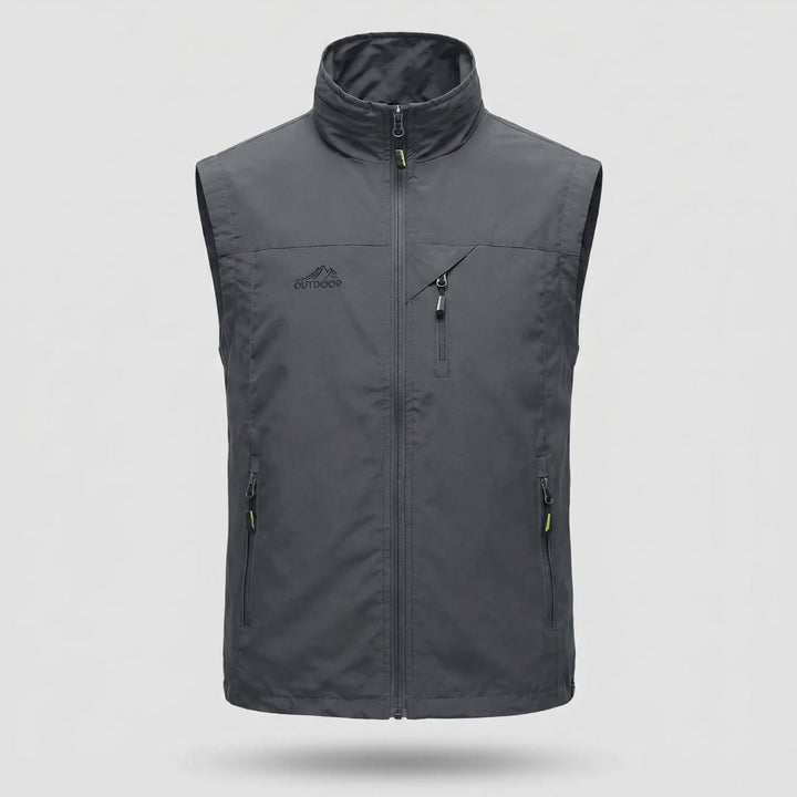 Gilet de Randonnée Homme Léger Respirant Multi Poches