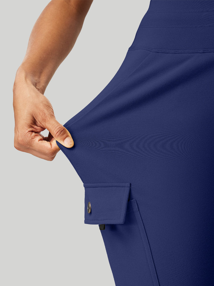 Jogger Cargo Femme Doublé Polaire Déperlant Avec Cordon De Serrage