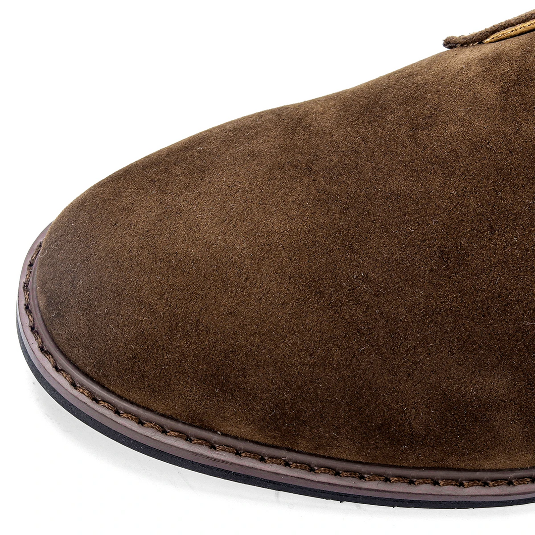 Bottines Homme Chukka en Daim à Lacets