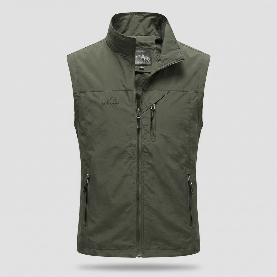 Gilet de Randonnée Homme Léger Respirant Multi Poches