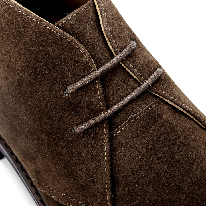 Bottines Homme Chukka en Daim à Lacets