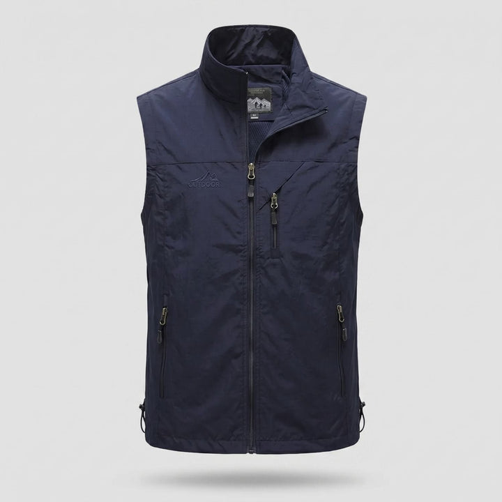 Gilet de Randonnée Homme Léger Respirant Multi Poches