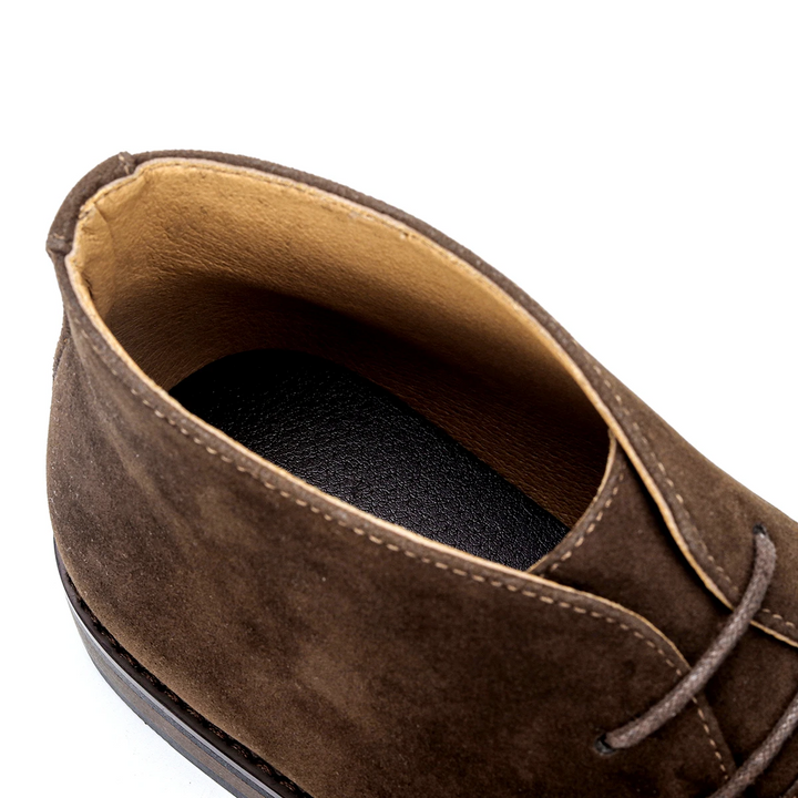 Bottines Homme Chukka en Daim à Lacets