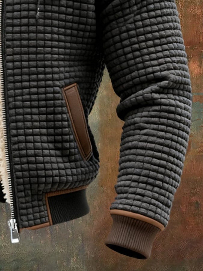 Veste Polaire Homme avec Doublure Sherpa