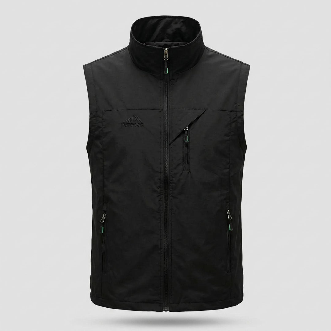 Gilet de Randonnée Homme Léger Respirant Multi Poches