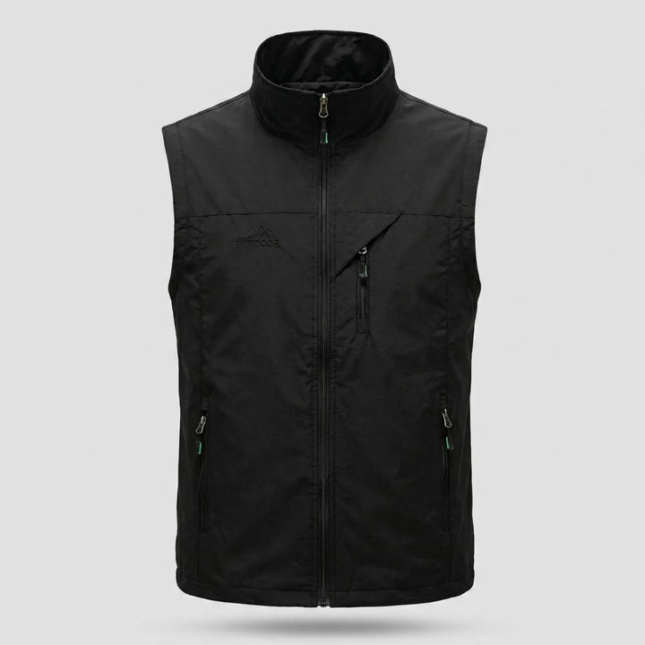 Gilet de Randonnée Homme Léger Respirant Multi Poches