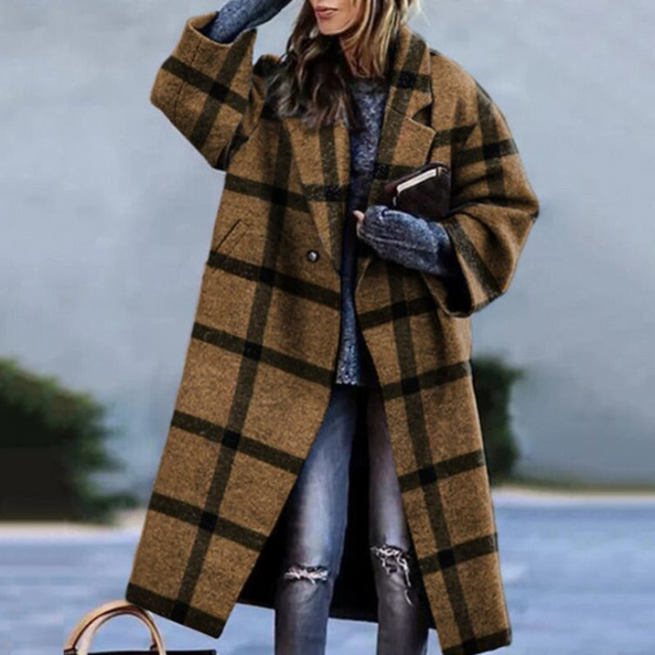 Manteau Long Femme en Tissu Doux