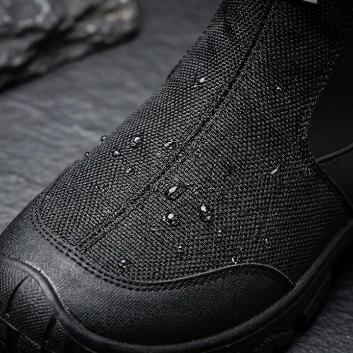 Bottes De Pluie Homme En Caoutchouc Semelle Crantée Et Tirette Arrière