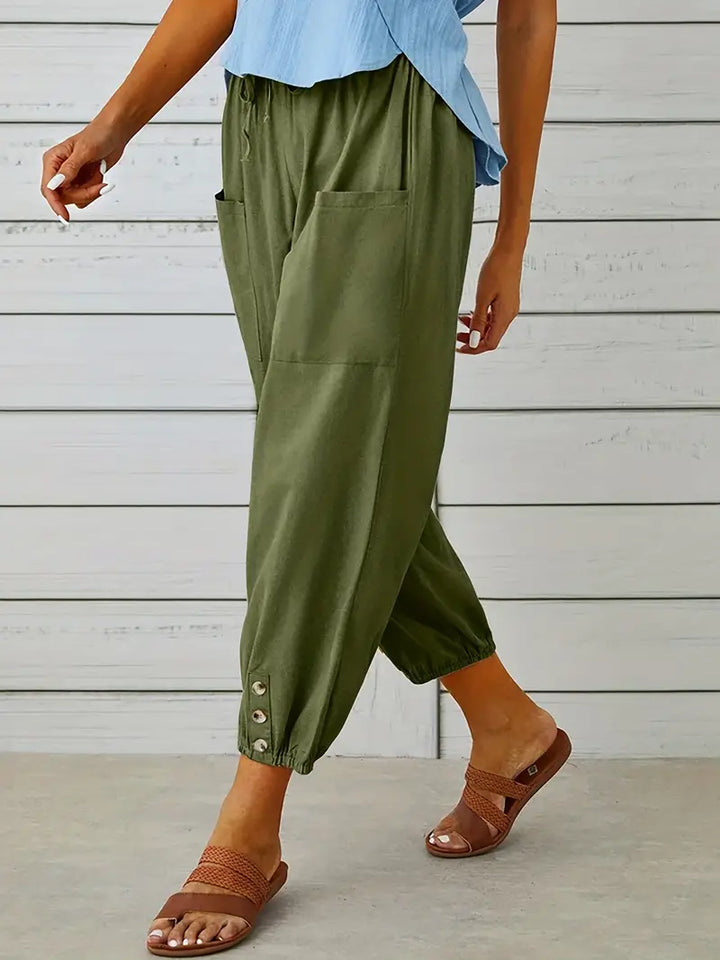 Élise | Pantalon harem coupe décontractée pour femmes