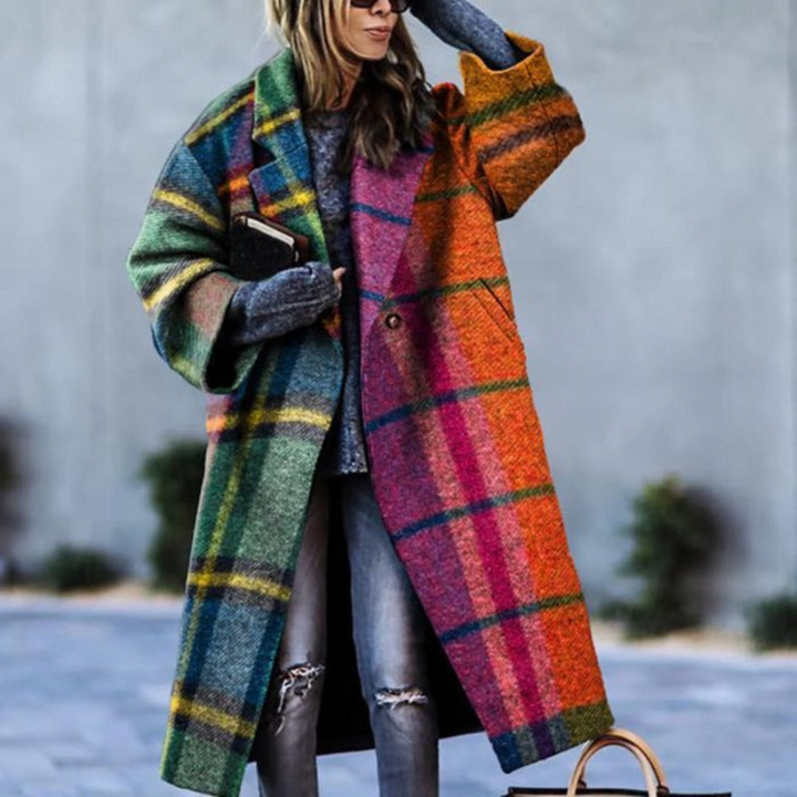 Manteau Long Femme en Tissu Doux
