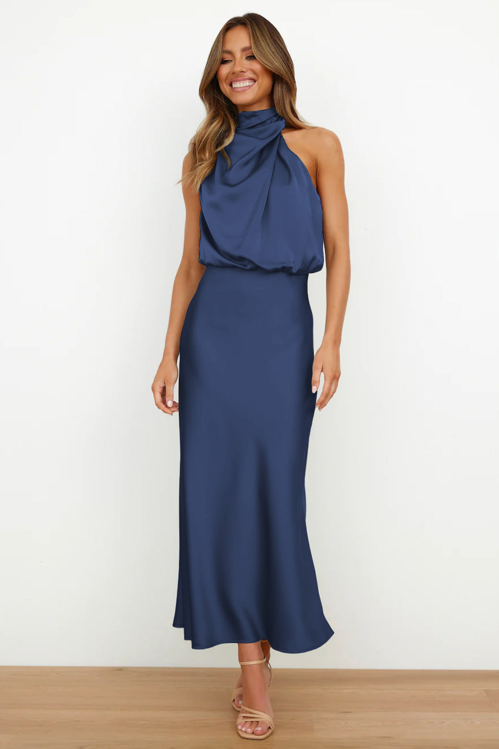 Célestine | Robe élégante à col halter pour femmes
