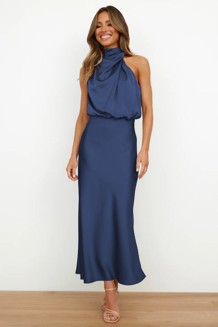 Célestine | Robe élégante à col halter pour femmes