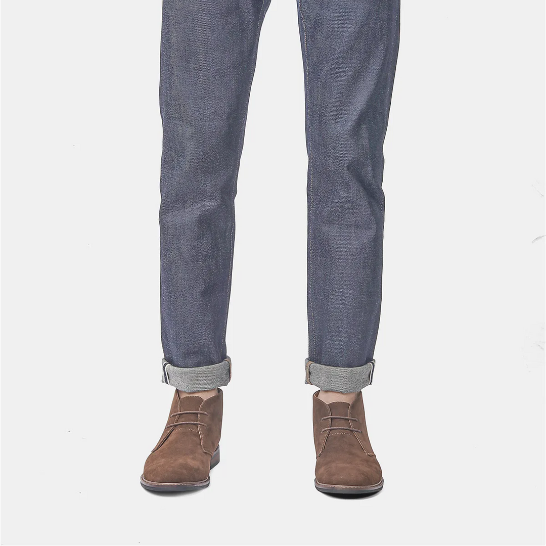 Bottines Homme Chukka en Daim à Lacets