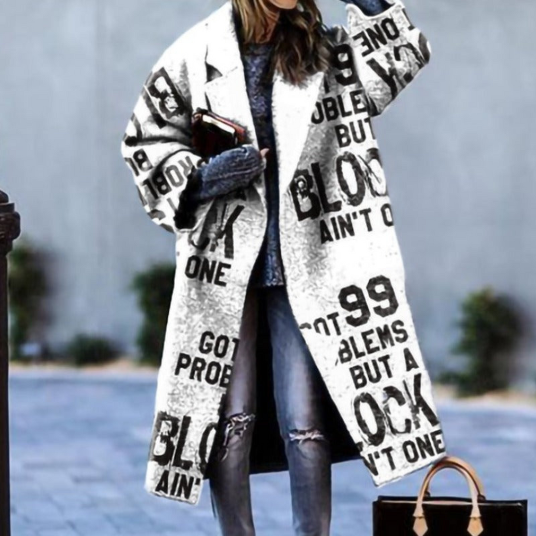 Manteau Long Femme en Tissu Doux