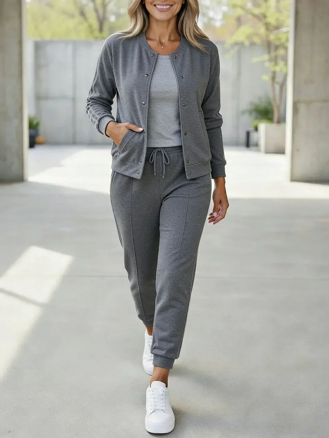 Ensemble Femme 3 Pièces avec Pantalon et Veste