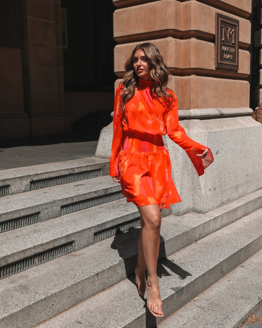 Noelle | Robe fluide en chiffon pour femmes