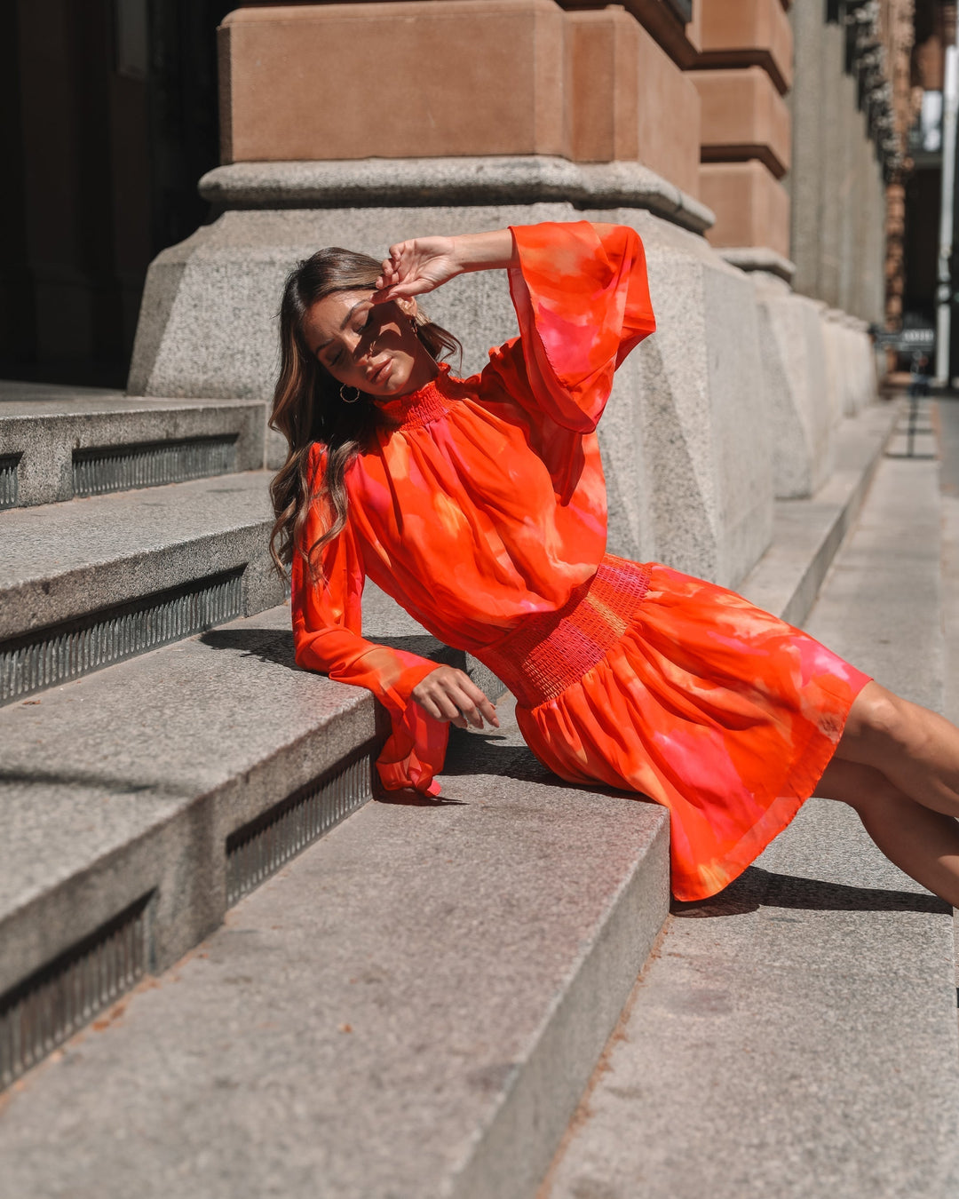 Noelle | Robe fluide en chiffon pour femmes