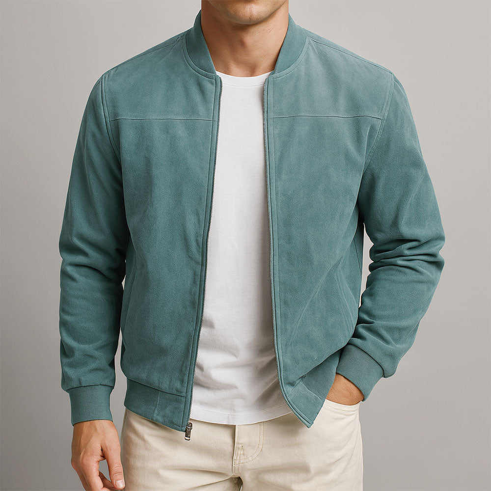Veste Homme en Cuir Suédé