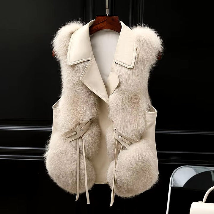 Gilet Femme en Fausse Fourrure