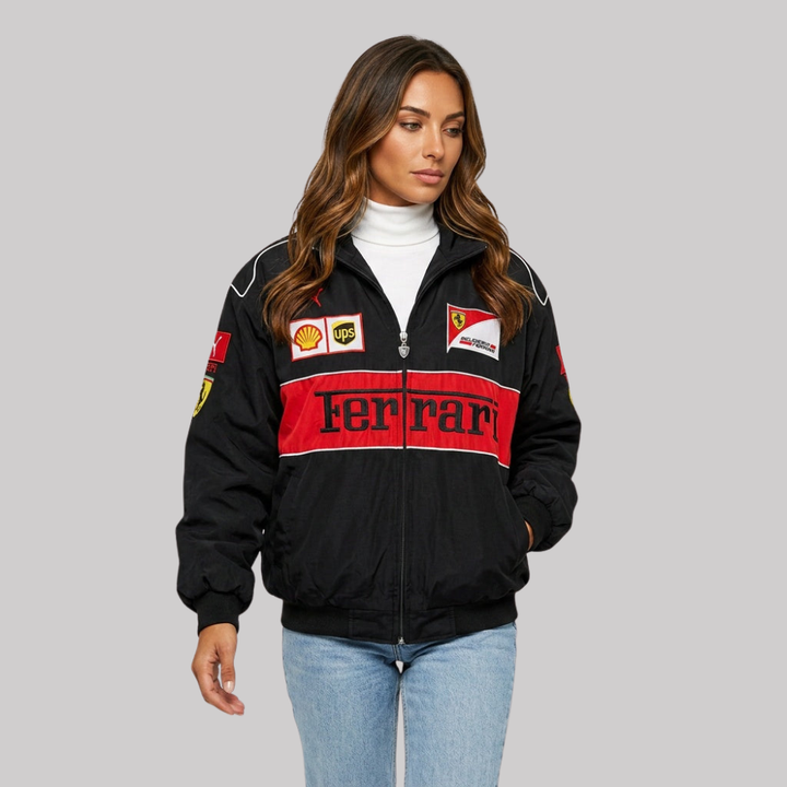 Veste de Course Oversize à Fermeture Zippée pour Femme