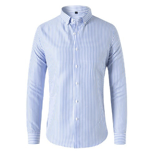 Félix | Chemise classique à rayures à manches longues pour hommes