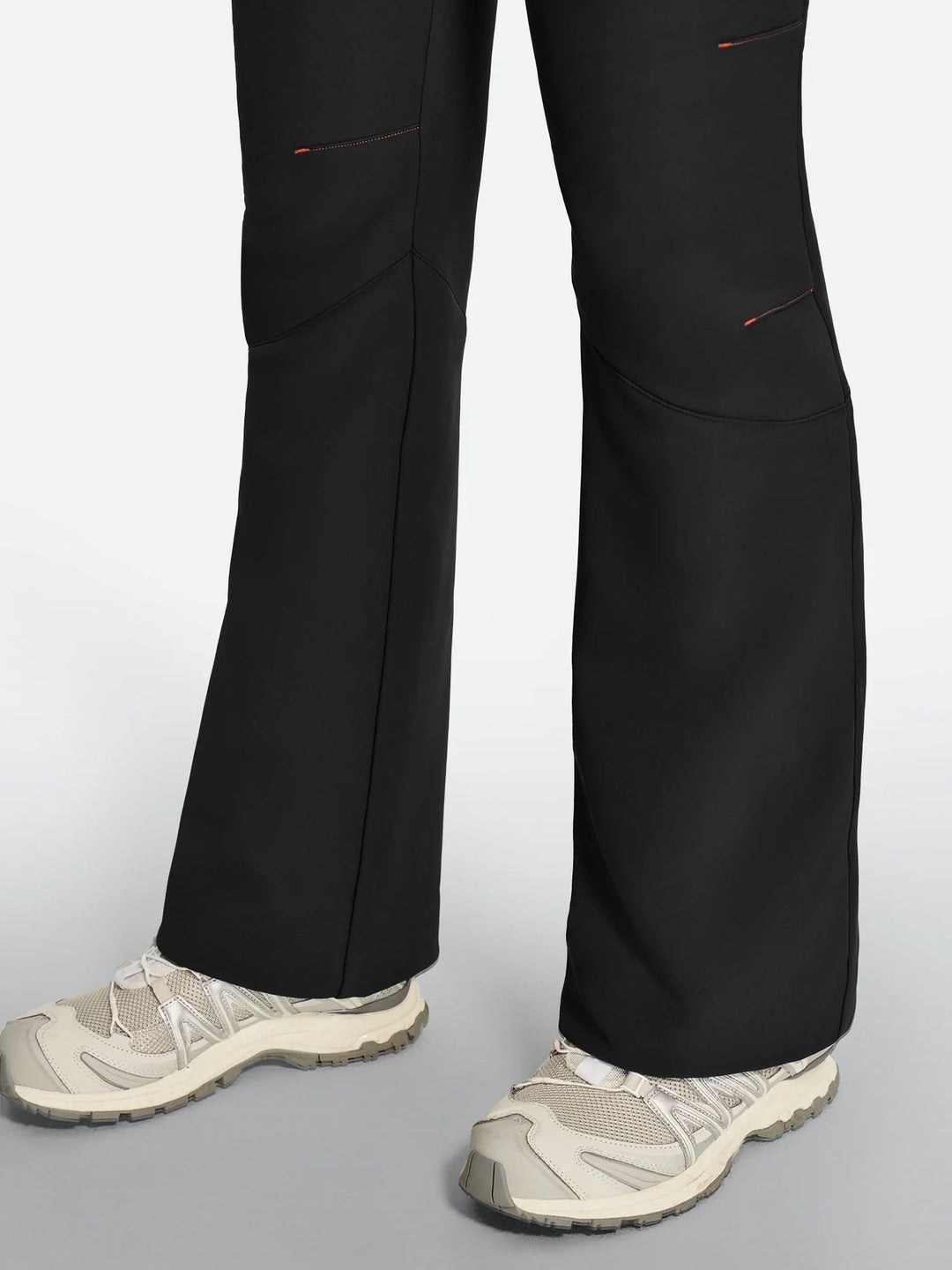 Pantalon De Ski Femme Doublé Polaire Imperméable Coupe Évasée
