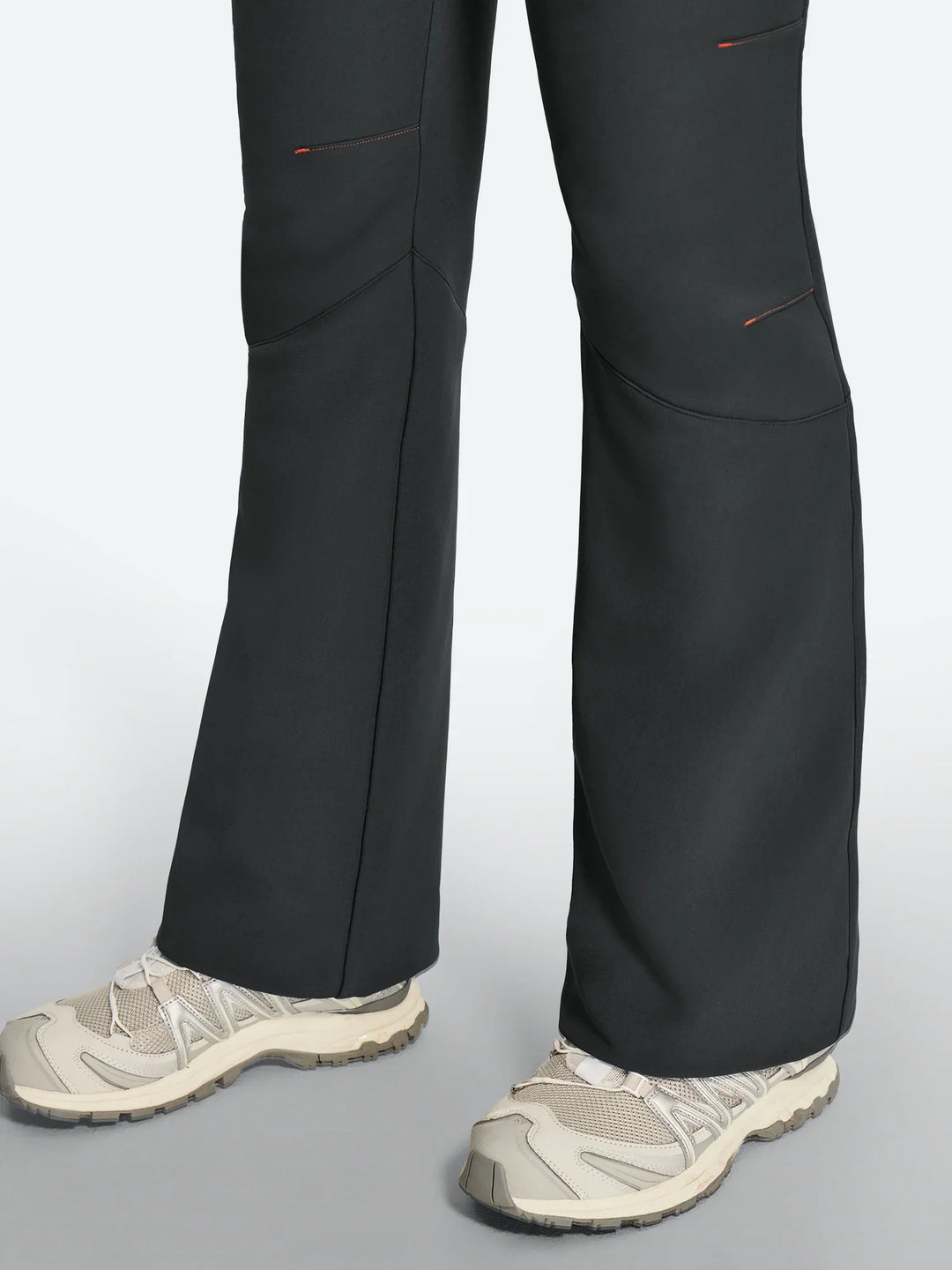 Pantalon De Ski Femme Doublé Polaire Imperméable Coupe Évasée