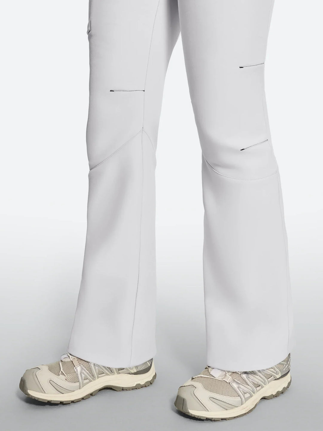 Pantalon De Ski Femme Doublé Polaire Imperméable Coupe Évasée