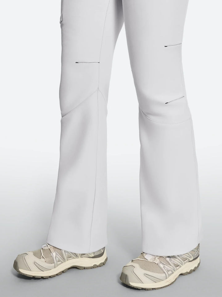 Pantalon De Ski Femme Doublé Polaire Imperméable Coupe Évasée