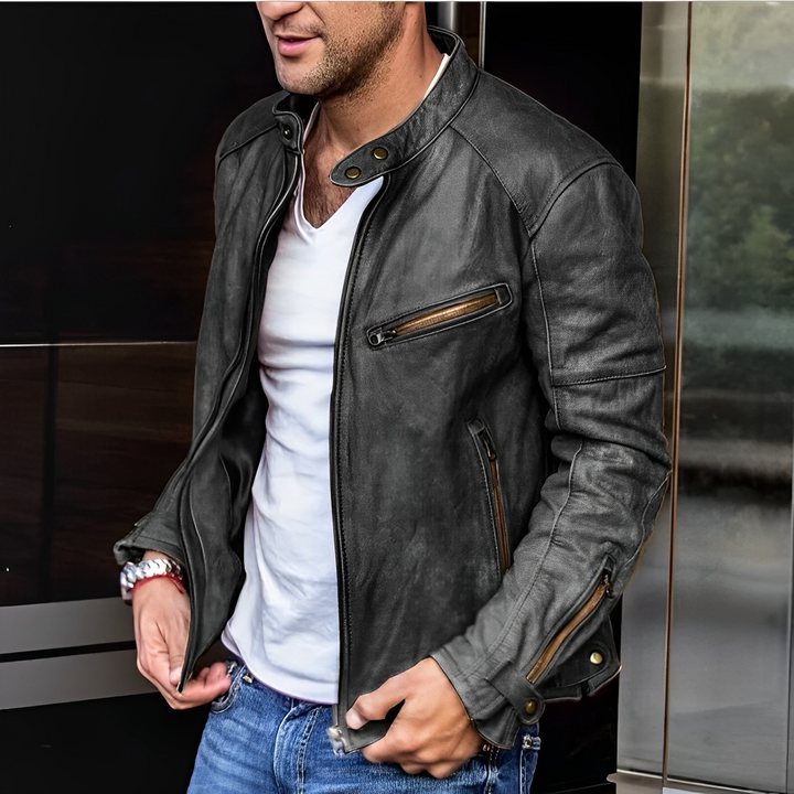 Martial | Veste de motard classique pour hommes