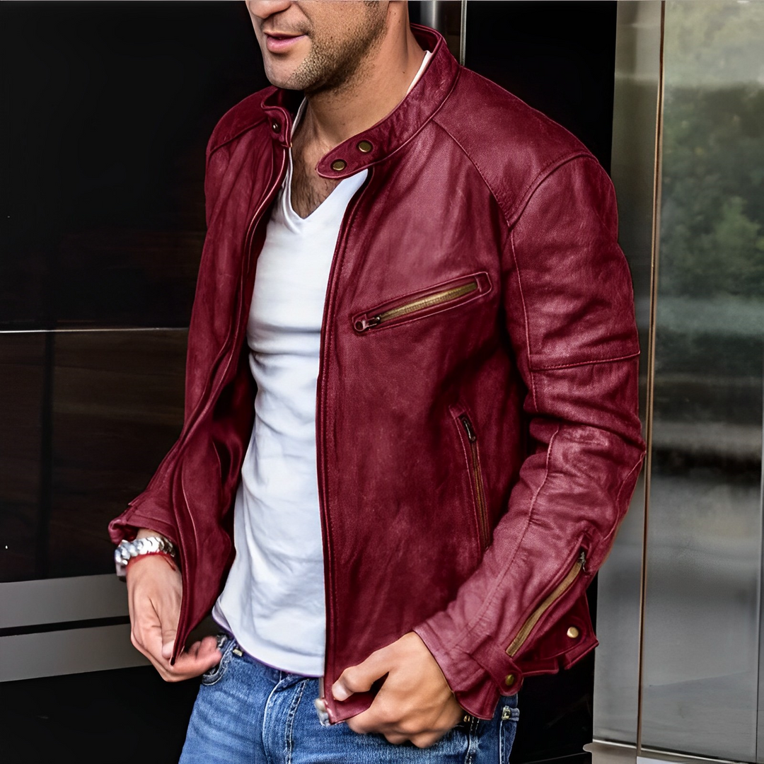 Martial | Veste de motard classique pour hommes