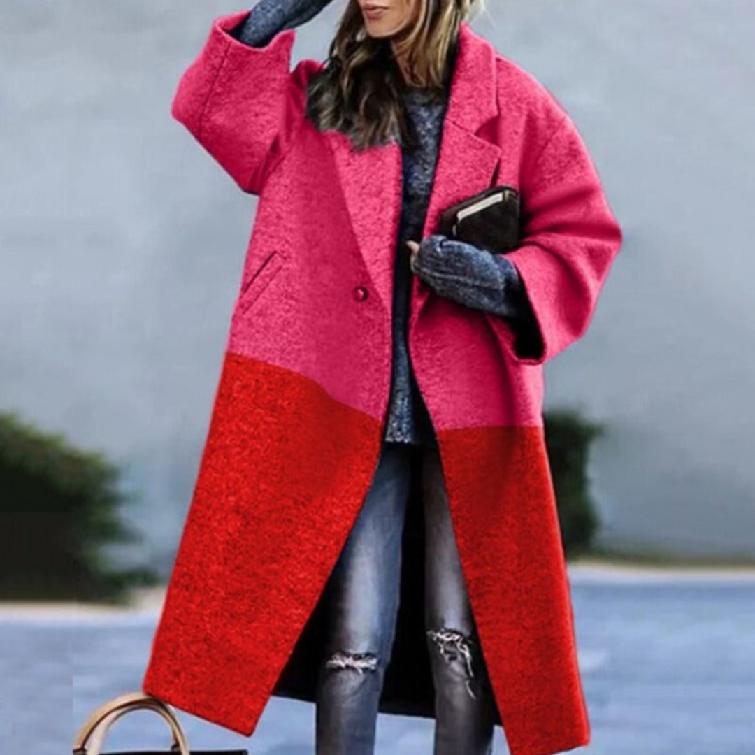 Manteau Long Femme en Tissu Doux