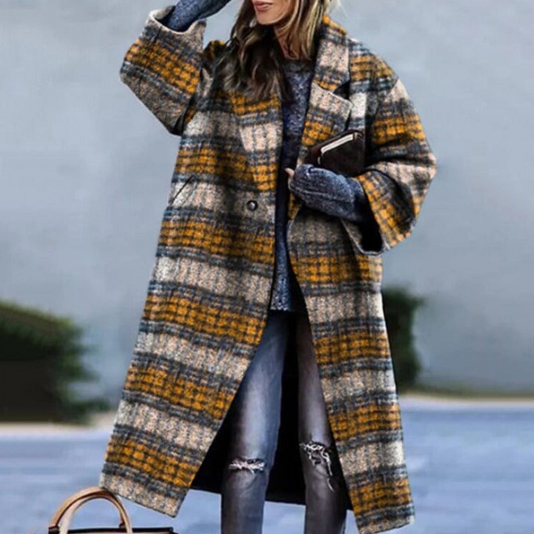 Manteau Long Femme en Tissu Doux