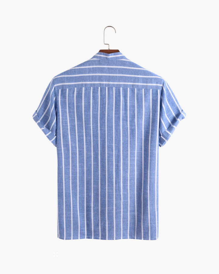 Armand | Chemise à manches courtes à rayures pour hommes