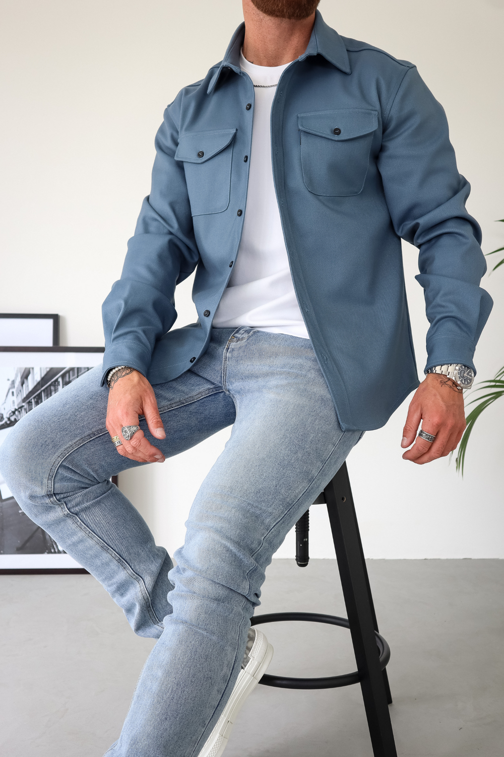 Surchemise en Coton pour Homme